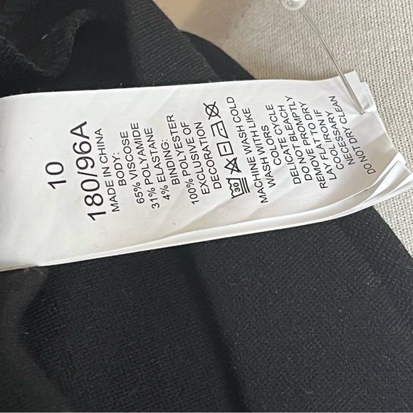 Kate Spade Lace Collar Ponte Black Sleeveless Mini Dress - Picture 8 of 8